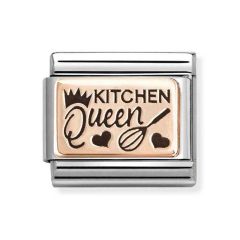 Nomination Composable Classic Kitchen Queen Link Charm