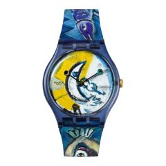 Swatch x Tate Chagall&rsquo;s Blue Circus 41MM Watch