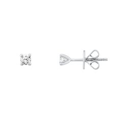 Lab Grown Diamond 0.30CT Round Solitaire Platinum Stud Earrings