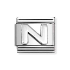 Nomination Composable Classic Sterling Silver Letter N Charm