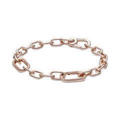 Pandora Me 14K Rose Gold-Plated Small Link Charm Bracelet