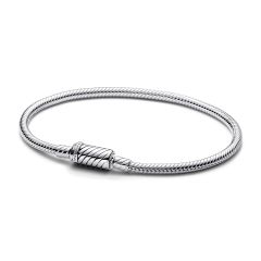 Pandora Moments Sliding Magnetic Clasp Silver Snake Chain Bracelet
