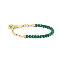Thomas Sabo Charmista Green Beads Member Charm Bracelet