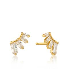 Ania Haie Glow Bar Gold-Plated Stud Earrings
