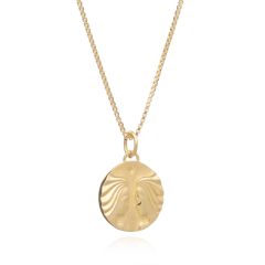 Rachel Jackson Zodiac Gemini Gold Coin Necklace