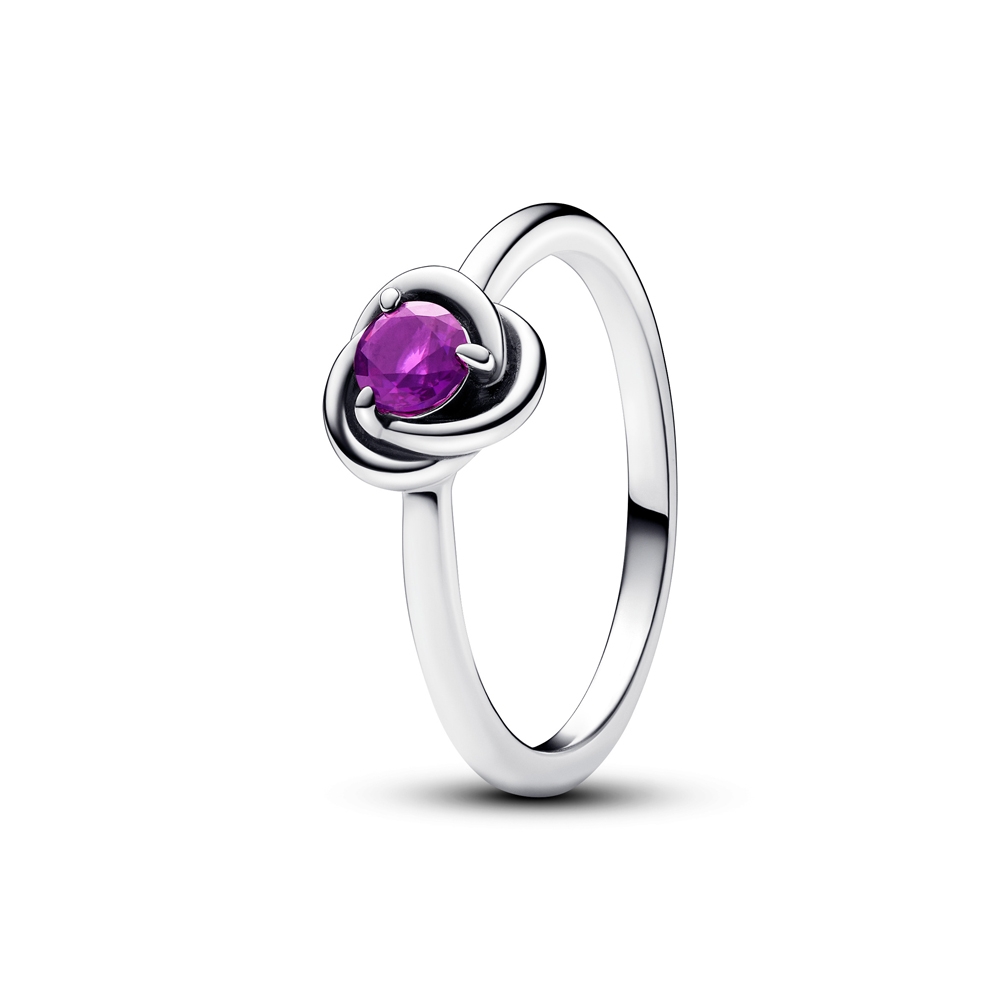 Pandora February Birthstone Eternity Circle Ring - 1 Pandora February Birthstone Eternity Circle Ring - 1