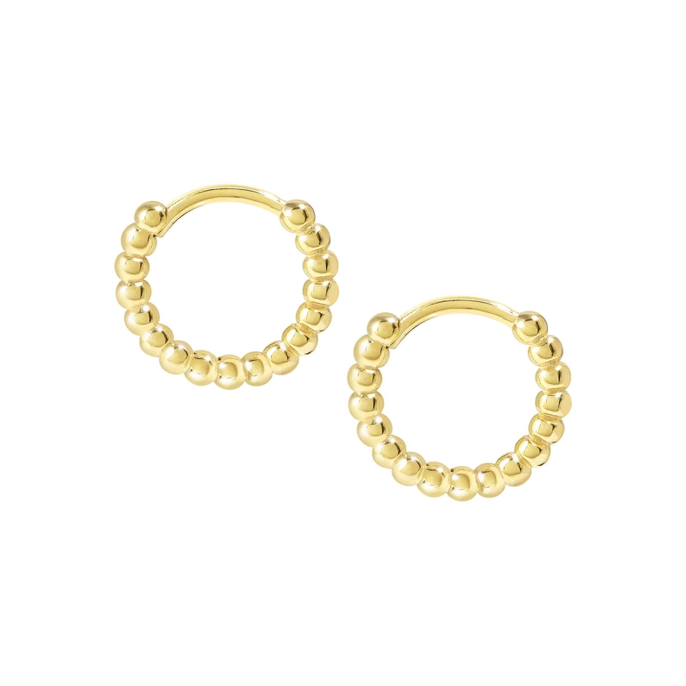 Nomination Lovecloud Gold-Plated Hoop Earrings - 2 Nomination Lovecloud Gold-Plated Hoop Earrings - 2