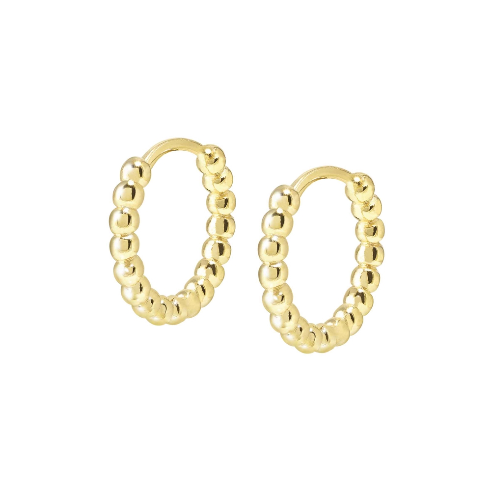 Nomination Lovecloud Gold-Plated Hoop Earrings - 1 Nomination Lovecloud Gold-Plated Hoop Earrings - 1