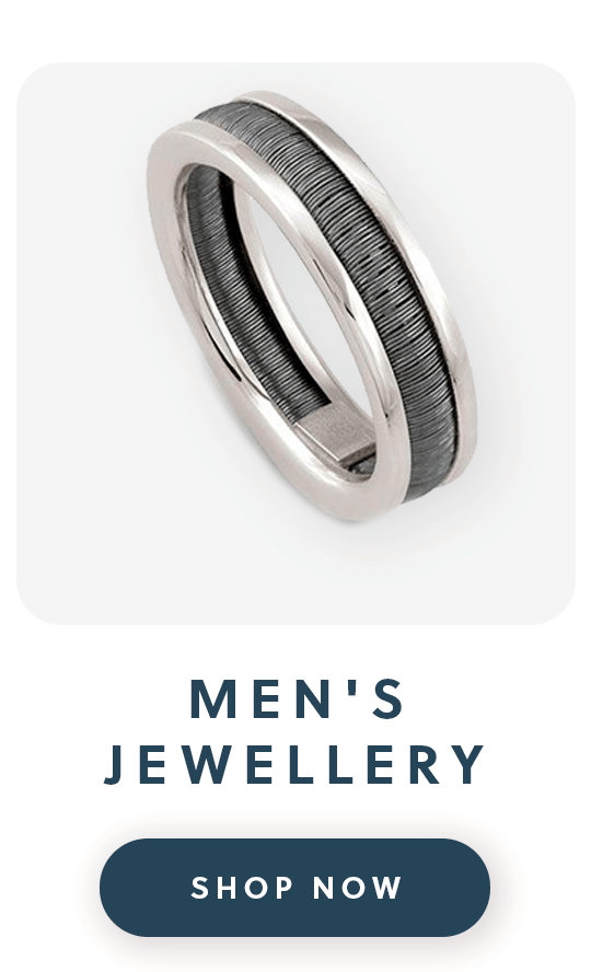 A Nomination ring with text men's jewellery shop now