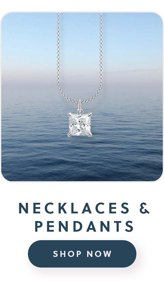 A Thomas Sabo square-cut necklace with text necklaces and pendants shop now